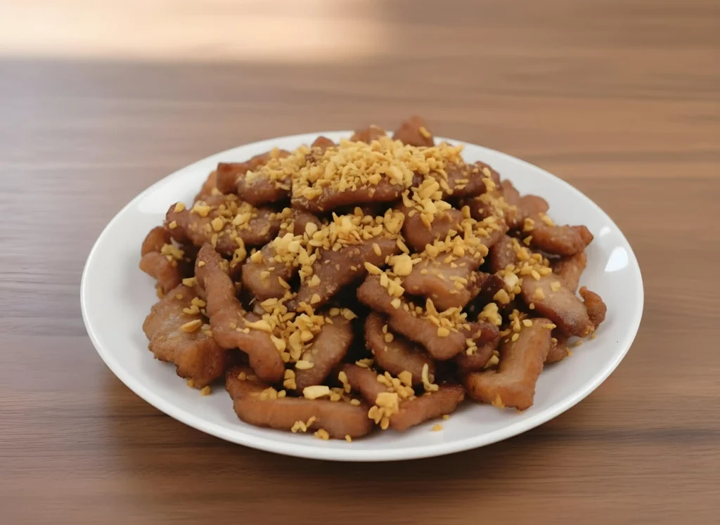 Fried Pork with Garlic (Web H)