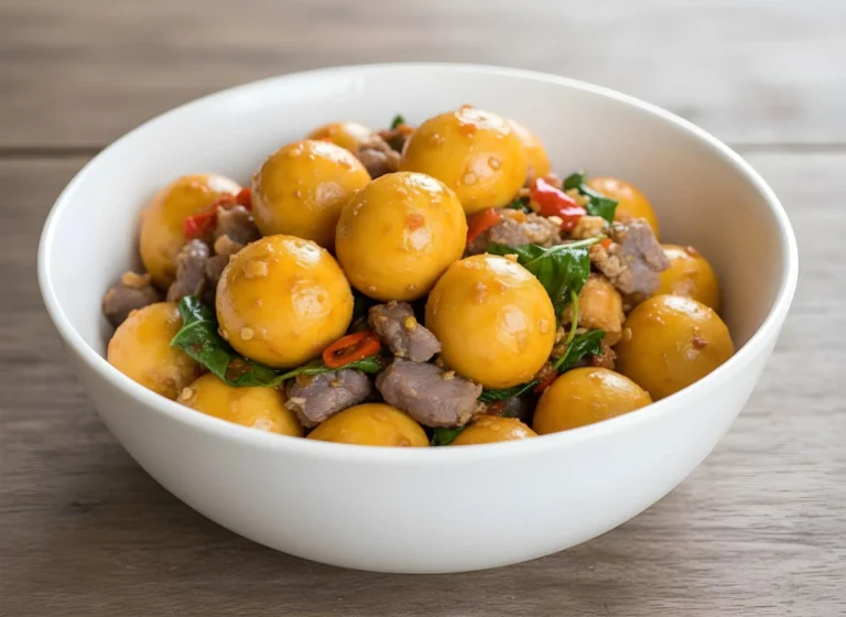 Khao Kaphrao Kai Khai On