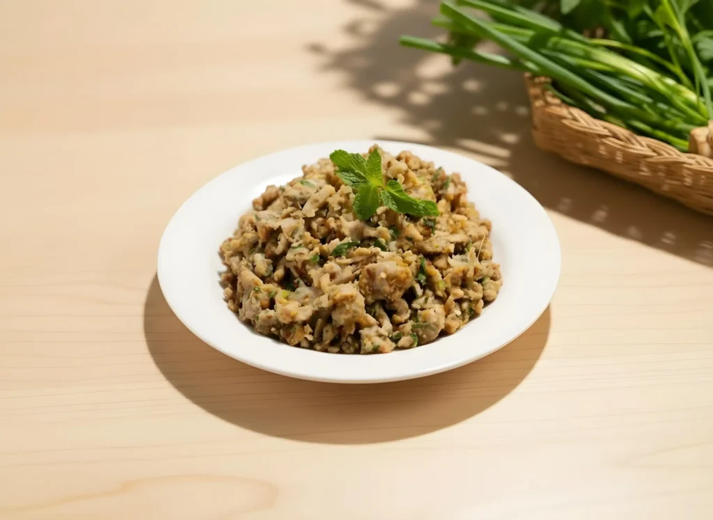 Minced Catfish Salad (Laab Pla Tong) 1 Pla Tong Salad (Web H)