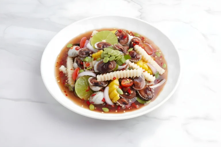 Spicy cockle salad (Web H)