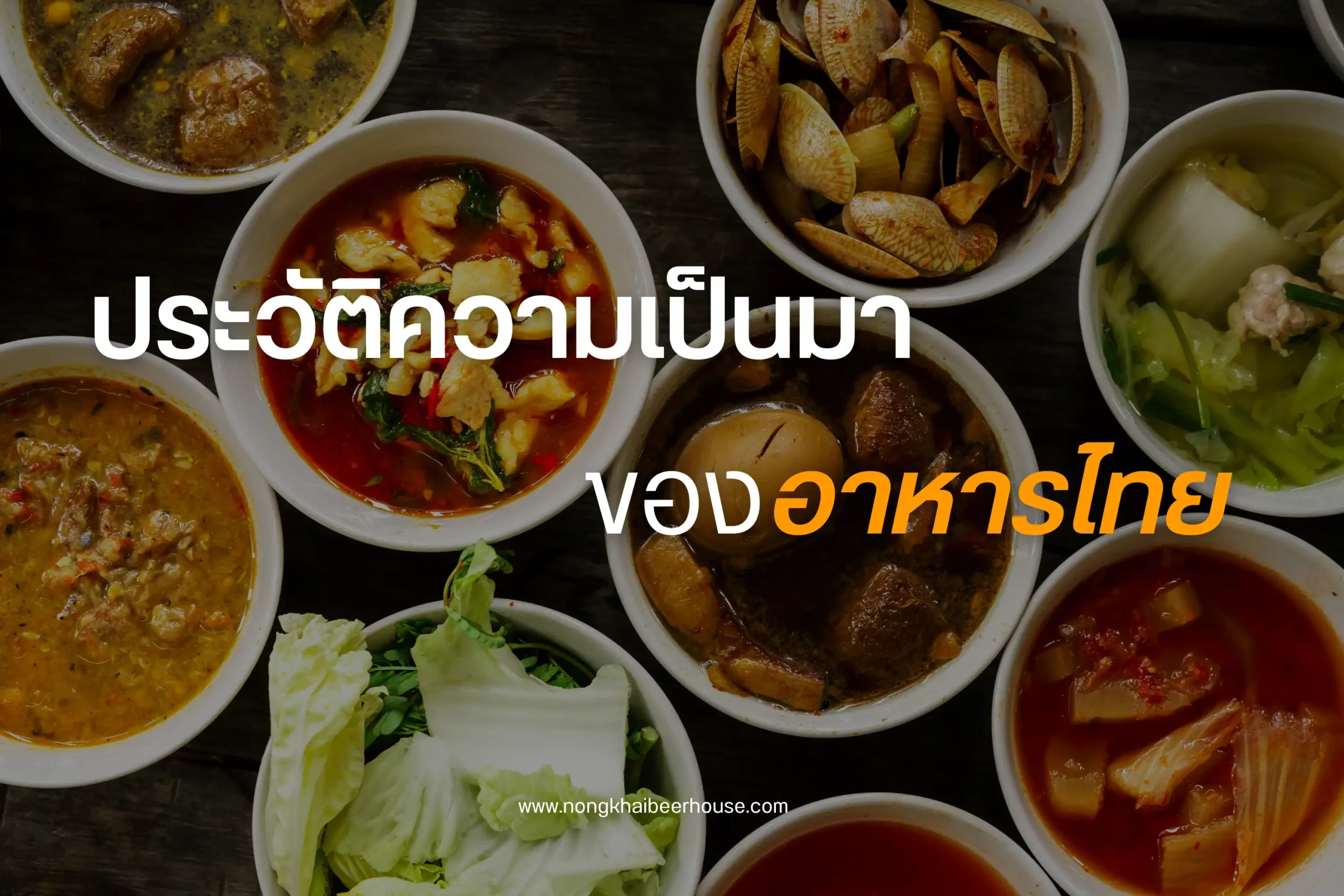ประวัติความเป็นมาของอาหารไทย (History of Thai Food) 1 ประวัติความเป็นมาของอาหารไทย-cover